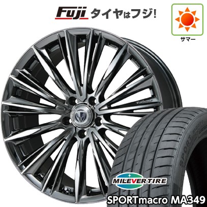 【新品国産車用 5穴114.3車】 夏タイヤ ホイール4本セット 255/35R20 ミレバー スポーツマクロ MA349（限定） ベルサス ストラテジーア ヴォウジェ 20インチ