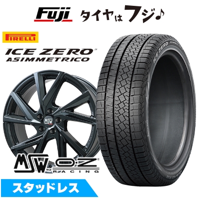 【新品】輸入車用 ボルボ（V60 2018-） スタッドレスタイヤ ホイール4本セット 235/40R19 ピレリ ウィンター アイスゼロアシンメトリコ MSW 80 8J 19インチ