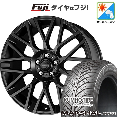 【新品国産車用5穴114.3】 | オールシーズンタイヤ ホイール4本セット | 215/60R17 | マーシャル MH22(限定) | モモ リベンジ | 7J 17インチ