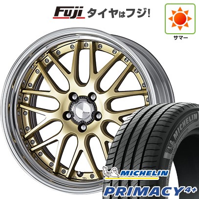 【新品国産車用 5穴114.3車】 夏タイア 車輪4本仕掛ける 245/40R21 ミシュラン プライマシー4+ WORK 細工物 ランベック LM1 21in タイヤ、ホイール-車、バイク、自転車