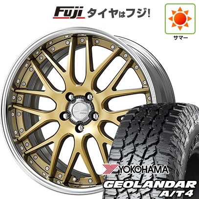 【新品国産車用 5穴114.3車】 夏タイヤ ホイール4本セット 235/60R18 ヨコハマ ジオランダー A/T4 G018 RBL WORK ワーク ランベック LM1 18インチ