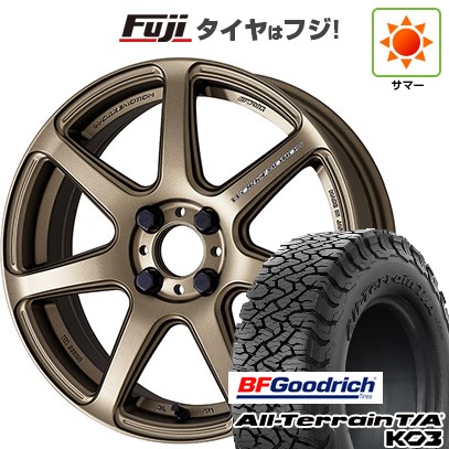【新品国産車用 5穴114.3車】 夏タイヤ ホイール4本セット 225/65R17 BFグッドリッチ オールテレーンT/A KO3 RBL WORK ワーク エモーション T7R 17インチ