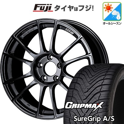 新品国産車用 5穴114.3車 オールシーズンタイヤ ホイール4本セット 215/50R18 グリップマックス シュアグリップ オールシーズン(限定) SSR GT GTX04 18インチ