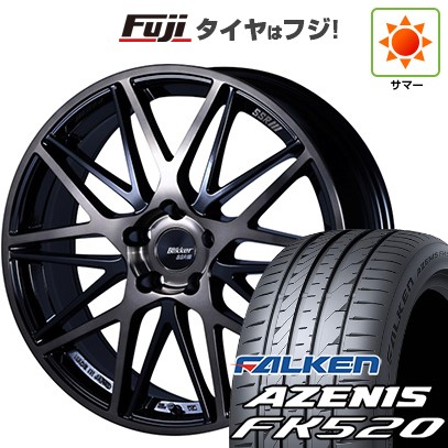 【新品国産車用 5穴100車】 夏タイヤ ホイール4本セット 225/55R18 ファルケン アゼニス FK520L SSR ブリッカー 01M 18インチ