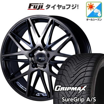 新品国産車用 5穴100 オールシーズンタイヤ ホイール4本セット 225/55R18 グリップマックス シュアグリップ オールシーズン(限定) SSR ブリッカー 01M 18インチ