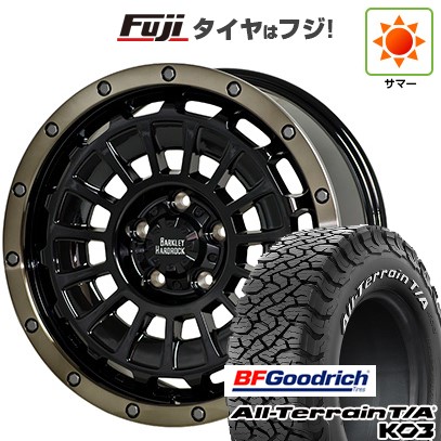 【新品国産車用 6穴139.7車】 夏タイヤ ホイール4本セット 265/65R18 BFG オールテレーンT/A KO3 RWL ホットスタッフ バークレイハードロック ローガン 18インチ