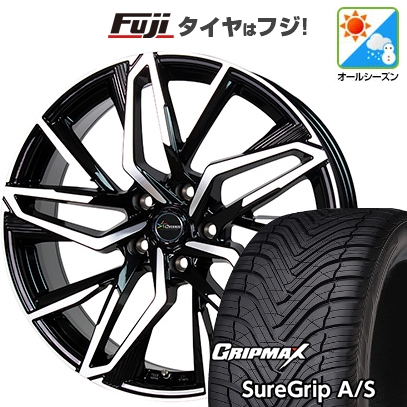 グリップマックス - 【新品国産車用5穴114.3】 | オール時期タイア 車輪4本仕掛ける | 225/45R18 | Sure Grip AS | クロノス CH-112 18in オールシーズンタイヤ、ホイールセット-車、バイク、自転車