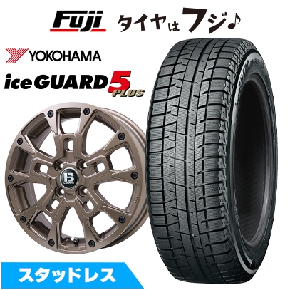 iceGUARD - 【新品 軽自動車】 スタッドレスタイヤ 車輪4本仕掛ける 135/80R12 ヨコハマ 内燃機関かばい立て ファイブIG50つけ加える ビッグウエイ B-LUGNAS BRD 12in 車、バイク、自転車-タイヤ、ホイール