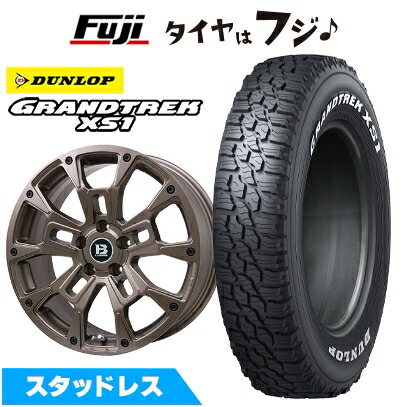 【新品国産車用 5穴114.3車】 スタッドレスタイヤ ホイール4本セット 215/70R16 ダンロップ グラントレック XS1 RWL ビッグウエイ B-LUGNAS BRD 16インチ