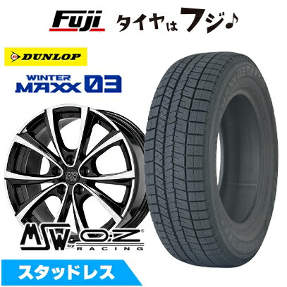 新品 輸入車用 テスラ モデル3 スタッドレスタイヤ ホイール4本セット 235/40R19 ダンロップ ウインターマックス03 WM03 MSW 27T 19インチ