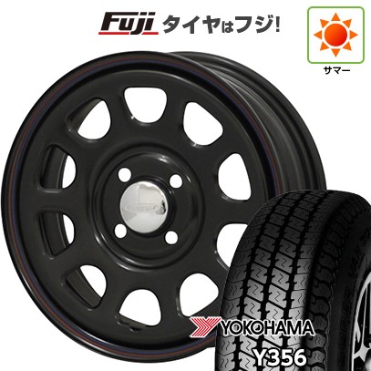 ヨコハマタイヤ - 【新品 軽自動車】軽虎 軽ヴァン 夏タイア 車輪4本仕かける 145/80R12 80/78N ヨコハマ Y356 モリタ デイトナズ G2 12in