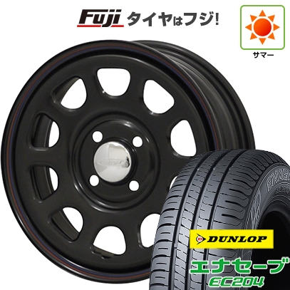 【新品 軽自動車】 夏タイヤ ホイール4本セット 145/80R13 ダンロップ エナセーブ EC204 モリタ デイトナズ G2 4.5J 13インチ