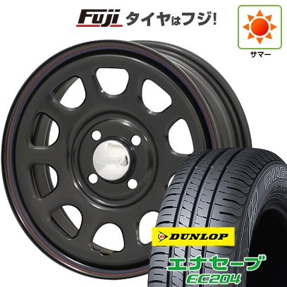 【新品国産車用4穴100】 | 夏タイヤ ホイール4本セット | 175/65R14 | ダンロップ エナセーブ EC204 | モリタ デイトナズ | 6J 14インチ