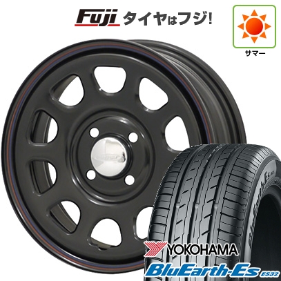 【新品国産車用4穴100】 | 夏タイヤ ホイール4本セット | 175/70R14 | ヨコハマ ブルーアース ES32 | モリタ デイトナズ | 6J 14インチ