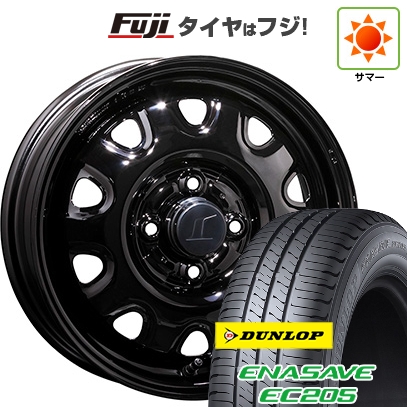【新品 軽自動車】エブリイワゴン 夏タイヤ ホイール4本セット 165/60R14 ダンロップ エナセーブ EC205 トピー スチールホイル M73 4.5J 14インチ