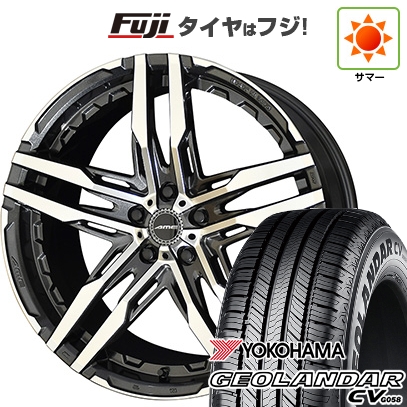 【新品国産車用5穴114.3】 | 夏タイヤ ホイール4本セット | 235/55R18 | ヨコハマ ジオランダー CV G058 | 共豊 シャレン RG | 8J 18インチ