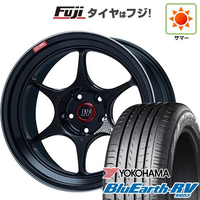 【パンク保証付き】【新品国産車用 5穴114.3車】 夏タイヤ ホイール4本セット 225/50R18 ヨコハマ ブルーアース RV-03 ENKEI エンケイ PF06 18インチ