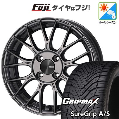 【新品国産車用 5穴100車】 オールシーズンタイヤ ホイール4本セット 225/40R18 GRIP MAX シュアグリップ オールシーズン(限定) ENKEI エンケイ PFM1 18インチ