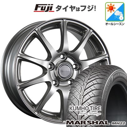 【新品国産車用 5穴114.3車】 オールシーズンタイヤ ホイール4本セット 205/60R16 クムホ マーシャル MH22(限定) ブリヂストン エコフォルム SE-23 16インチ