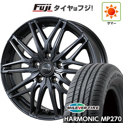 【新品】フリード 5穴/114 夏タイヤ ホイール4本セット 195/55R16 ミレバー ハーモニック MP270(限定) トピー シビラ NEXT W45 16インチ