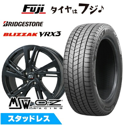 【新品】輸入車用 アウディA6（F2） スタッドレスタイヤ ホイール４本セット 225/55R18 ブリヂストン ブリザック VRX3 MSW by OZ Racing MSW 60  18インチ