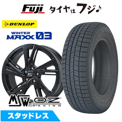 輸入車用 アウディA1（8X） スタッドレスタイヤ ホイール4本セット 195/50R16 ウインターマックス03 WM03 MSW by OZ Racing MSW 60 16インチ