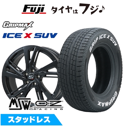 Ice X - 新品 インポート車用 プジョー5008 2017- スタッドレスタイヤ 銀輪４本仕かける 225/55R18 GRIP MAX 内燃機関X SUV RWL (押さえる) MSW by OZ Racing MSW 60  18in