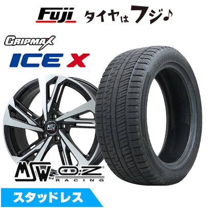 【新品】輸入車用 プジョー308 2014- スタッドレスタイヤ ホイール4本セット 225/40R18 グリップマックス アイスX BSW MSW 60 18インチ