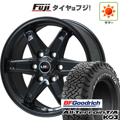 【新品】ランクル300/ランクル250 夏タイア 銀輪4本仕かける 265/65R18 BF好ましい分限者 オールテレーンT/A KO3 RWL レアマイスター LMG エトナ 18in