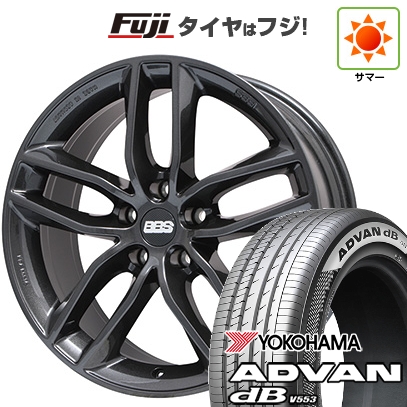【新品】40系アルファード/ヴェルファイア用 | 夏タイヤ ホイール4本セット | 245/45R20 | アドバン dB V553 | BBS GERMANY SX クリスタルブラック | 20インチ