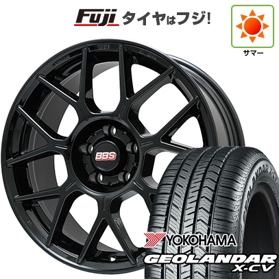 【新品国産車用5穴114.3】 | 夏タイヤ ホイール4本セット | 225/45R19 | ヨコハマ ジオランダー X-CV G057 | BBS GERMANY XR グロスブラック | 8.5J 19インチ