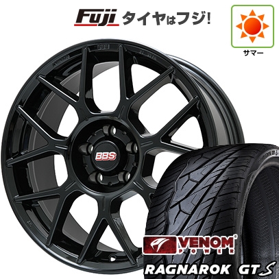 【新品国産車用 5穴114.3車】 夏タイア 車輪4本仕掛ける 245/35R20 ヴェノムパワー ラグナロクGTS BSW(押さえる) BBS GERMANY XR グロス黒いこと 20in タイヤ、ホイール-夏タイヤ、ホイールセット-自動車