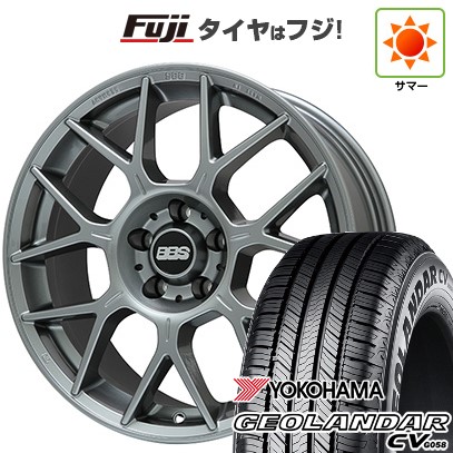 【新品国産車用 5穴114.3車】 夏タイヤ ホイール4本セット 235/55R20 ヨコハマ ジオランダー CV G058 BBS GERMANY XR 20インチ