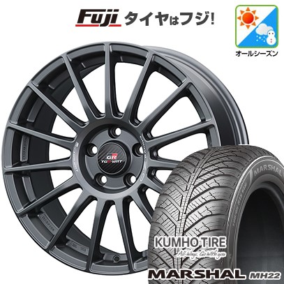 【新品国産車用 5穴114.3車】 オールシーズンタイヤ ホイール4本セット 215/50R17 クムホ マーシャル MH22(限定) OZ スーパーツーリズモ TGR-WRT 17インチ