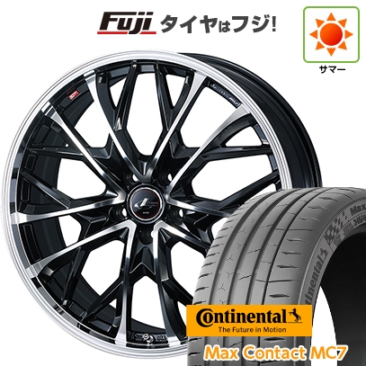 【新品国産車用5穴114.3】 | 夏タイヤ ホイール4本セット | 245/35R21 | コンチネンタル コンチ マックスコンタクトMC7(限定) | レオニス MV | 21インチ