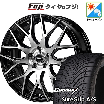 【新品国産車用5穴114.3】 | オールシーズンタイヤ ホイール4本セット | 235/60R18 | グリップマックス Sure Grip AS | ワーウィック MX-09 18インチ