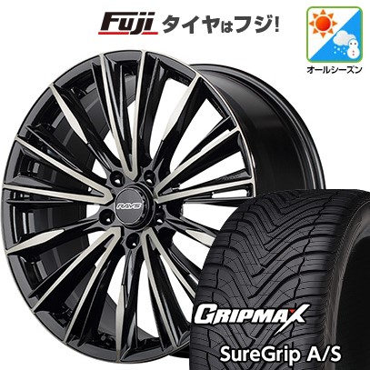 新品国産車用 5穴114.3車 オールシーズンタイヤ ホイール4本セット 215/45R18 シュアグリップ A/S(限定) RAYS ベルサス CC ヴォウジェ LIMITED (6EZ) 18インチ