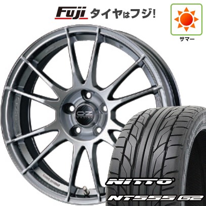 【パンク保証付き】【新品国産車用 5穴100車】 夏タイヤ ホイール4本セット 215/40R18 ニットー NT555 G2 OZ ウルトラレッジェーラ 18インチ