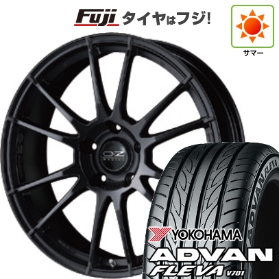 【新品国産車用 5穴114.3車】 夏タイヤ ホイール4本セット 225/35R20 ヨコハマ アドバン フレバV701 OZ ウルトラレッジェーラHLT 20インチ