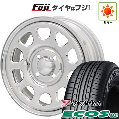 ECOS 日本製 【新品 軽自動車】 夏タイヤ ホイール4本セット 165 