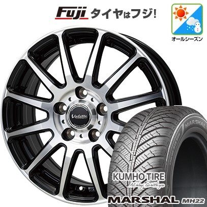 新品国産車用 5穴114.3車 オールシーズンタイヤ ホイール4本セット 215/50R17 クムホ マーシャル MH22(限定) ホットスタッフ ヴァレット グリッター 17インチ