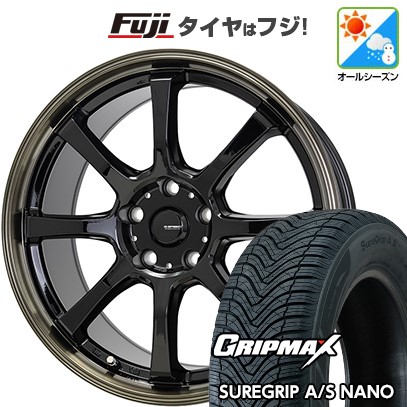【新品】ライズ/ロッキー（ハイブリッド） オールシーズンタイヤ ホイール4本セット 195/60R17 SURE GRIP AS ナノ(限定) ジースピード P-08 17インチ