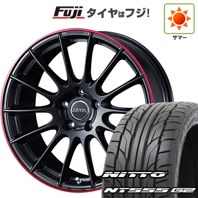 【パンク保証付き】【新品国産車用 5穴100車】 夏タイヤ ホイール4本セット 215/40R18 ニットー NT555 G2 WEDS ウェッズ 11R 11R 18インチ