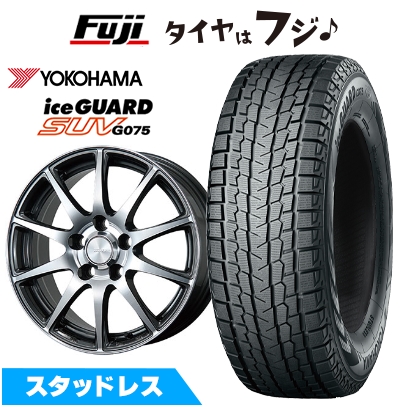 新品40系アルファード/ヴェルファイア用 スタッドレスタイヤ ホイール4本セット 225/65R17 アイスガード SUV G075 エコフォルム CRS23 トヨタ車専用 17インチ