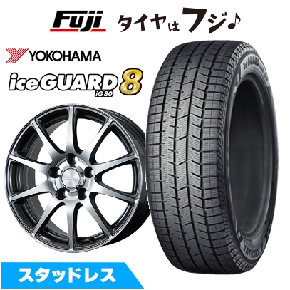 パンク保証付き 新品 40系アルファード/ヴェルファイア用 スタッドレスタイヤ ホイール4本セット 225/65R17 IG80 エコフォルム CRS23 トヨタ用 6.5J 17インチ