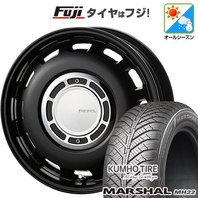 【新品】シエンタ 2022- オールシーズンタイヤ ホイール4本セット 185/65R15 マーシャル MH22(限定) コスミック クロスブラッド ディーゼル 15インチ