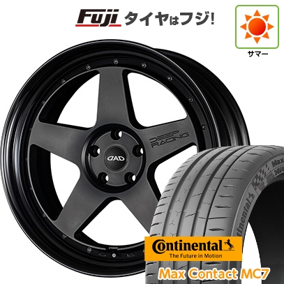 【新品国産車用5穴114.3】 | 夏タイヤ ホイール4本セット | 245/35R21 | マックスコンタクトMC7(限定) | ギャルソン ディープレーシング | 21インチ