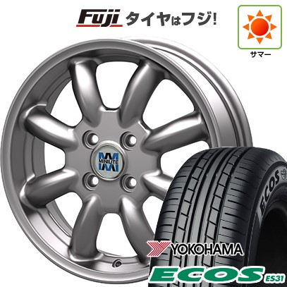 ECOS 日本製 【新品 軽自動車】 夏タイヤ ホイール4本セット 165/55R14