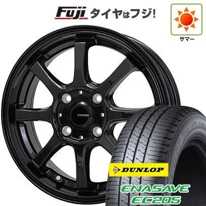 【新品 軽自動車】N-BOX タント スペーシア 夏タイヤ ホイール4本セット 165/55R15 ダンロップ エナセーブ EC205 ジースピード G-08 4.5J 15インチ
