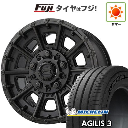 【新品】ハイエース200系 夏タイヤ ホイール４本セット 215/65R16 109/107T ミシュラン アジリス3 TUS JAPAN ジェップセン バレルゾーン M017 16インチ